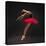 Ballet Dancer Red Tutu-null-Stretched Canvas