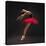 Ballet Dancer Red Tutu-null-Stretched Canvas
