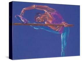 Ballet Dancer Stretching-Patti Mollica-Stretched Canvas