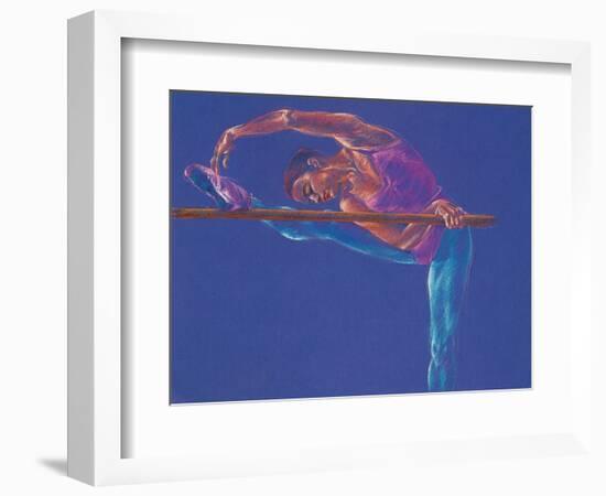 Ballet Dancer Stretching-Patti Mollica-Framed Giclee Print