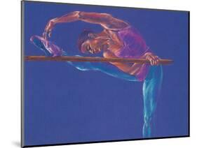 Ballet Dancer Stretching-Patti Mollica-Mounted Giclee Print