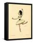 Ballet Dancer Tamara Karsavina (From: Russian Ballet in Caricature), 1902-1905-Nikolai Gustavovich Legat-Framed Stretched Canvas