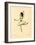 Ballet Dancer Tamara Karsavina (From: Russian Ballet in Caricature), 1902-1905-Nikolai Gustavovich Legat-Framed Giclee Print