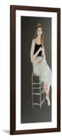 Ballet Dancer with Ballet Shoes 2015-Susan Adams-Framed Giclee Print