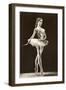 Ballet Dancer-null-Framed Art Print