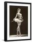 Ballet Dancer-null-Framed Art Print