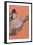 Ballet Dancer-Edgar Degas-Framed Art Print