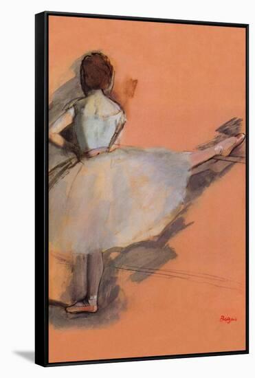 Ballet Dancer-Edgar Degas-Framed Stretched Canvas