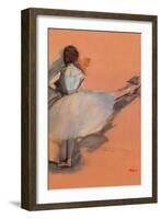 Ballet Dancer-Edgar Degas-Framed Art Print