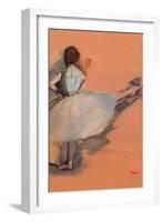 Ballet Dancer-Edgar Degas-Framed Art Print