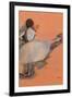 Ballet Dancer-Edgar Degas-Framed Art Print