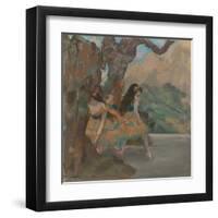 Ballet Dancers, 1877-Edgar Degas-Framed Art Print