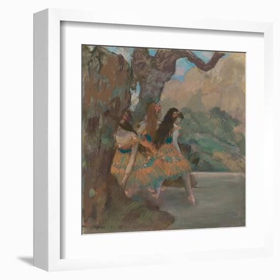 Ballet Dancers, 1877-Edgar Degas-Framed Art Print