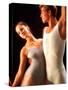 Ballet Dancers in Graceful Pose-Bill Bachmann-Stretched Canvas