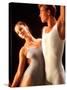 Ballet Dancers in Graceful Pose-Bill Bachmann-Stretched Canvas