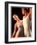 Ballet Dancers in Graceful Pose-Bill Bachmann-Framed Photographic Print
