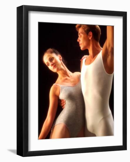 Ballet Dancers in Graceful Pose-Bill Bachmann-Framed Photographic Print