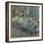 Ballet Dancers in the Wings, C.1890-1900-Edgar Degas-Framed Giclee Print