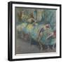 Ballet Dancers in the Wings, C.1890-1900-Edgar Degas-Framed Giclee Print