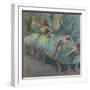 Ballet Dancers in the Wings, C.1890-1900-Edgar Degas-Framed Giclee Print