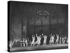 Ballet Dancers Performing "Cinderella" on Stage at the Bolshoi Theater-null-Stretched Canvas