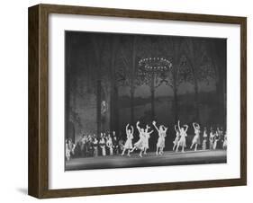 Ballet Dancers Performing "Cinderella" on Stage at the Bolshoi Theater-null-Framed Photographic Print