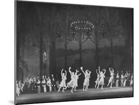 Ballet Dancers Performing "Cinderella" on Stage at the Bolshoi Theater-null-Mounted Photographic Print