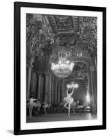 Ballet Dancers Rehearsing at the Opera-Walter Sanders-Framed Photographic Print