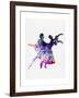 Ballet Dancers Watercolor 1-Irina March-Framed Art Print