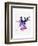 Ballet Dancers Watercolor 1-Irina March-Framed Art Print