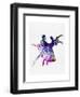 Ballet Dancers Watercolor 1-Irina March-Framed Art Print