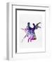 Ballet Dancers Watercolor 1-Irina March-Framed Art Print