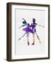 Ballet Dancers Watercolor 2-Irina March-Framed Art Print