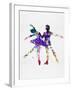 Ballet Dancers Watercolor 2-Irina March-Framed Art Print