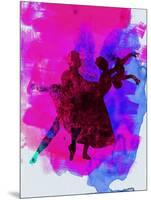 Ballet Dancers Watercolor 3-Irina March-Mounted Art Print