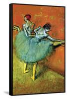 Ballet Dancers-Edgar Degas-Framed Stretched Canvas