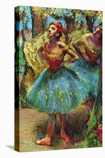 Ballet Dancers-Edgar Degas-Stretched Canvas