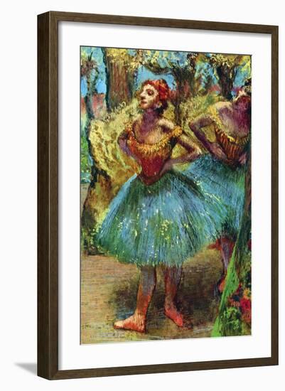 Ballet Dancers-Edgar Degas-Framed Art Print