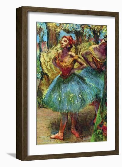 Ballet Dancers-Edgar Degas-Framed Art Print