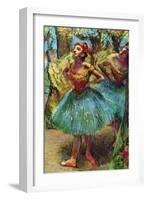 Ballet Dancers-Edgar Degas-Framed Art Print