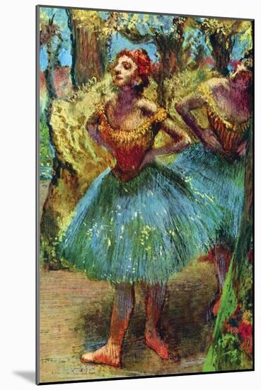 Ballet Dancers-Edgar Degas-Mounted Art Print