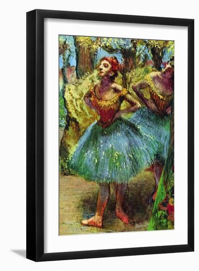 Ballet Dancers-Edgar Degas-Framed Art Print