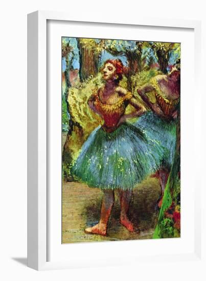 Ballet Dancers-Edgar Degas-Framed Art Print