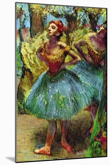 Ballet Dancers-Edgar Degas-Mounted Art Print