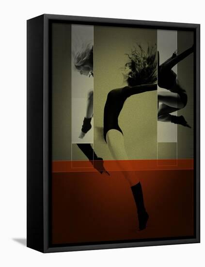 Ballet Dancing-NaxArt-Framed Stretched Canvas