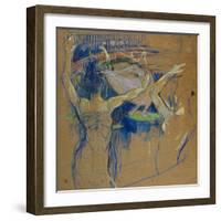 Ballet de Papa Chrysantheme, 1892 Oil on cardboard, 65 x 58,3 cm.-Henri de Toulouse-Lautrec-Framed Giclee Print