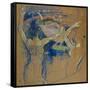 Ballet de Papa Chrysantheme, 1892 Oil on cardboard, 65 x 58,3 cm.-Henri de Toulouse-Lautrec-Framed Stretched Canvas