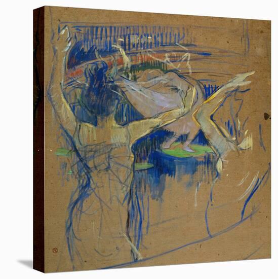 Ballet De Papa Chrysantheme, 1892-Henri de Toulouse-Lautrec-Stretched Canvas