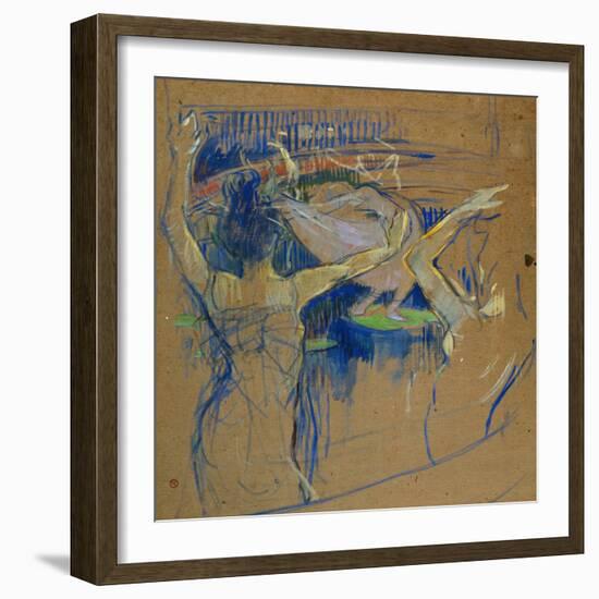 Ballet De Papa Chrysantheme, 1892-Henri de Toulouse-Lautrec-Framed Giclee Print