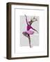 Ballet Deer in Pink-Fab Funky-Framed Art Print